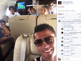 Dân mạng Việt lại "đại náo" trang cá nhân của Ronaldo