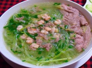 "Bí kíp" làm món canh tôm ruột bầu ngọt thanh, mát lịm