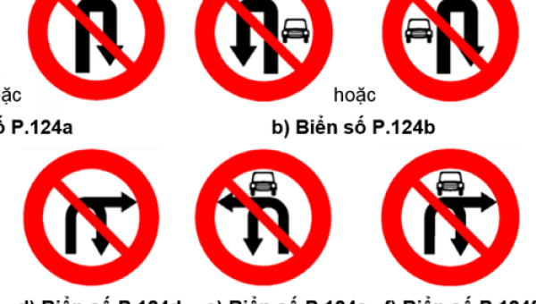 Từ 1-11: Thay đổi biển giao thông cấm rẽ, quay đầu xe