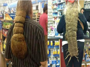 Thật khó tin với những mái tóc 10 năm không gội. Nhất là bức ảnh cuối cùng