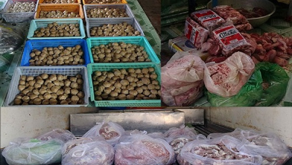 Rùng rợn với cơ sở sản xuất lượng lớn thịt bò viên bẩn