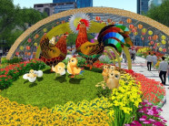 Ngắm cặp gà linh vật khổng lồ sẽ đặt tại đường hoa Sài Gòn năm 2017