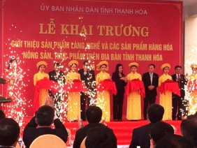 Tiến Nông tham gia lễ khai trương giới thiệu sản phẩm làng nghề tại Thanh Hóa