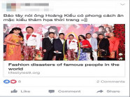 Quá choáng: Báo nước ngoài cũng còn chê chiếc quần hoa của Hoàng Kiều thế này đây