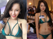 Hình ảnh trái ngược hoàn toàn khi selfie và đi thi của Ngân 98 và loạt hotgirl