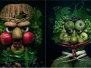 Những bức chân dung đẹp - độc - lạ đến mê hồn làm từ rau củ quả