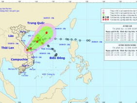 Cập nhật 2 áp thấp: Trên đất liền gây mưa 500mm, ngoài biển suy yếu