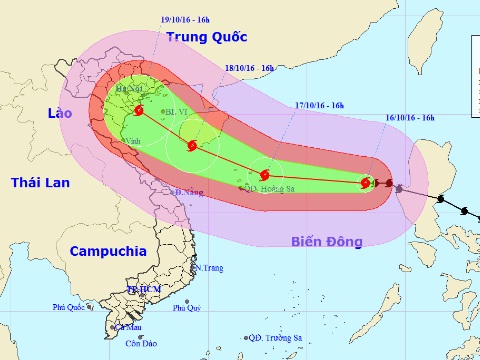 Hình ảnh Bão số 7 hoành hành trên biển Đông, diễn biến phức tạp số 1