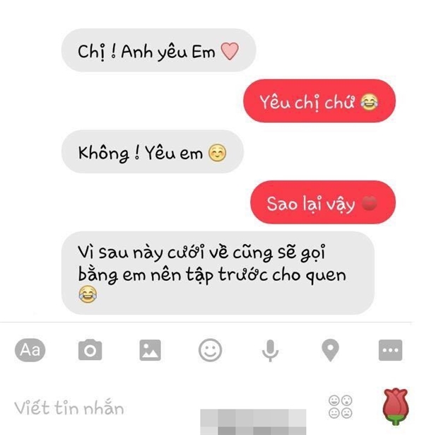 Trước đây, những tin nhắn về chuyện tình yêu chị em cũng đã được dân mạng chia sẻ rất nhiều. (Ảnh: Internet)