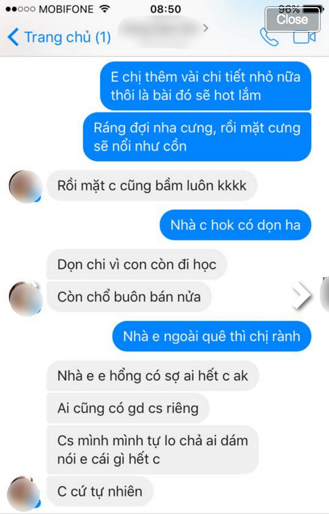 Ngỡ đùa mà thật: Bồ nhí của chồng nhắn tin hăm doạ, dằn mặt người thân của vợ - Ảnh 4.