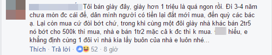 Bình luận của một bạn trẻ. (Ảnh: Chụp màn hình)