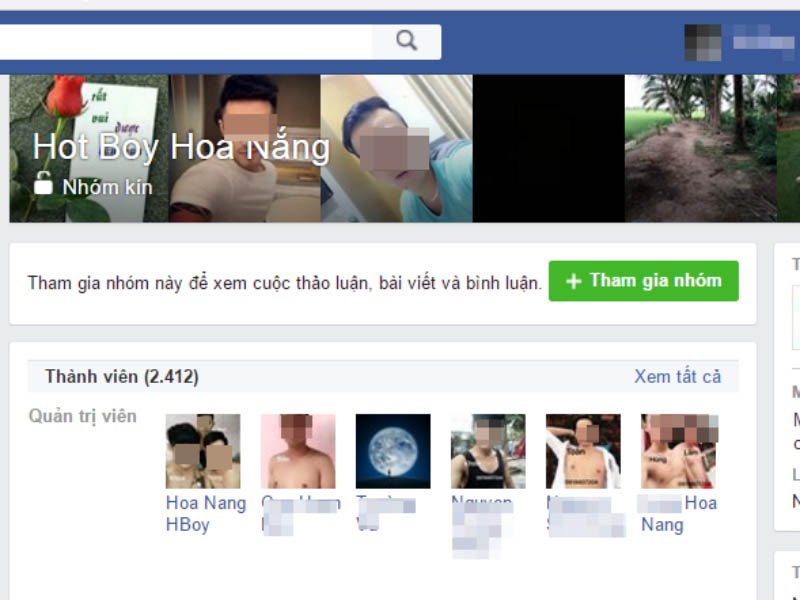 Nhóm facebook ”Hot boy Hoa Nắng” toàn trai đẹp bán dâm với giá 500 nghìn: lạy ông tôi ở bụi này?