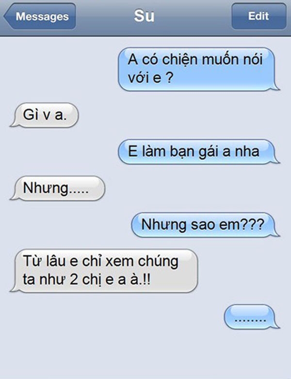 “Cạn lời” với những tin nhắn tỏ tình “bá đạo” của các “thánh ế”