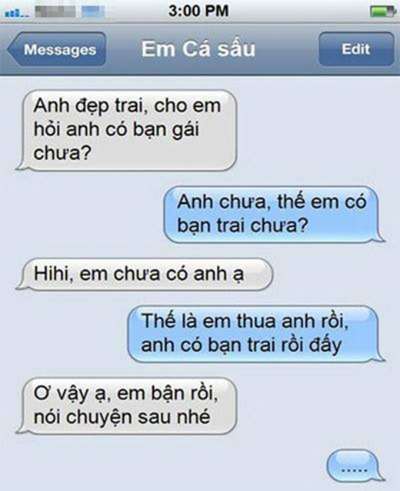 “Cạn lời” với những tin nhắn tỏ tình “bá đạo” của các “thánh ế”