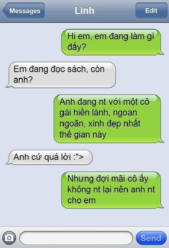 “Cạn lời” với những tin nhắn tỏ tình “bá đạo” của các “thánh ế”