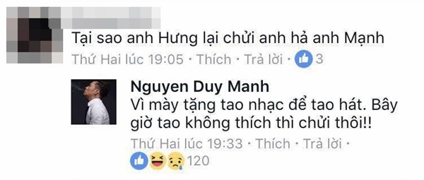 Sau loạt đáp trả nặng nề, Duy Mạnh đưa ra lời thách thức gây sốc với Tuấn Hưng