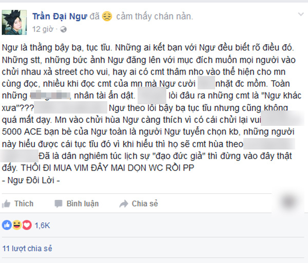 Phát hiện ‘thánh Ngư comment’, cứ bình luận là lên ‘top’