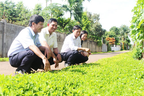 Chung sức cùng nông dân xây dựng xóm thôn tươi đẹp, bình an